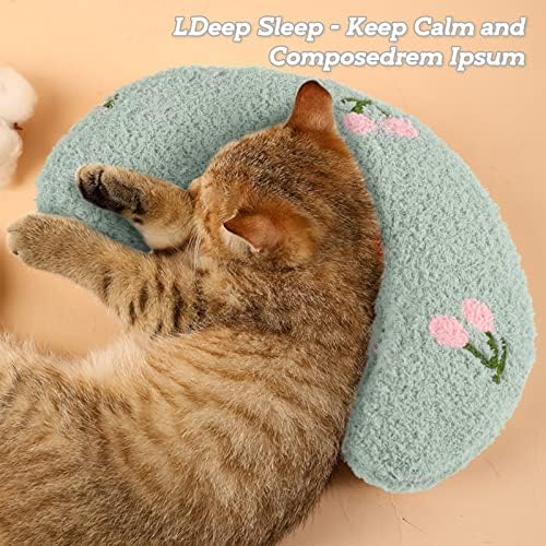 Мека Възглавница за кучета T ' CHAQUE, Идеален Спътник за сън на малки кучета и котки по време на сън, Възглавница за шията, за домашен Любимец за горната част на гръбнач?