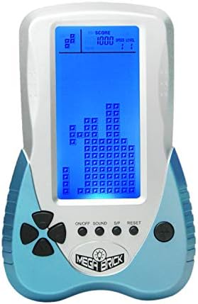 Игрова конзола HLF New Brick Голям екран Яркост синьо осветление може да се регулира Вграден игра 23, съвместима с една литиева батерия и батерии AAA, можете да се свържете ?