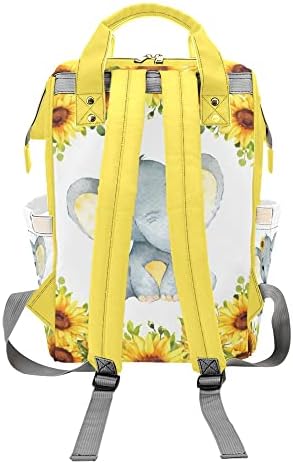Един слон теле Детски Слънчогледи Флорални Декорации За Хранене на Бебето Чанта За Памперси Чанти за Памперси
