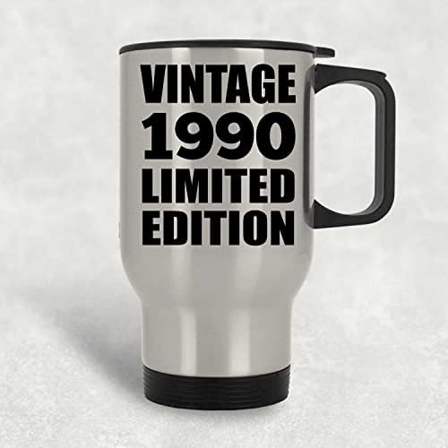 Designsify 33rd Birthday Реколта 1990-те Години, Лимитирана Серия, една Сребърна Чаша за Пътуване, 14 грама,