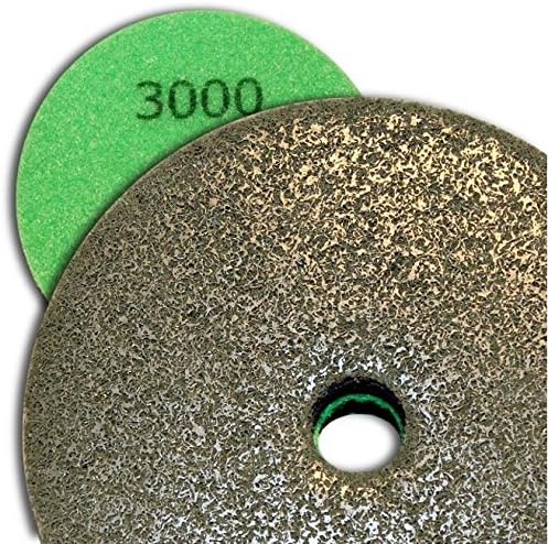 актуално влакна гъба диаманта 4 инча Kent Grit 3000 за мраморни подове