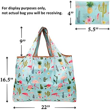 Сгъваема Найлон Множество чанта за пазаруване Bowbear (комплект от 3 теми), Пчели и Пеперуди
