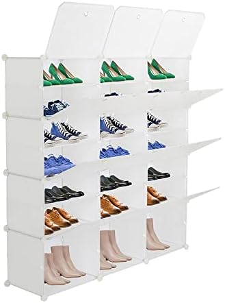 Ефективно съхранява 42 чифт обувки с 7-уровневым Преносим организатора за обувки, Разширяема Башенной рафт за обувки на токчета и Тапочек - Решение за съхранение в г?