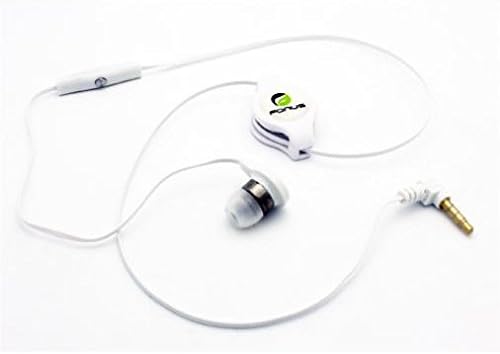 Прибиращи Моно слушалки Слушалки 3.5 мм Слушалки с микрофон за телефон Max Blade 2S, ушите на микрофона, Микрофон-клапа, Съвместим с ZTE Blade Max 2S