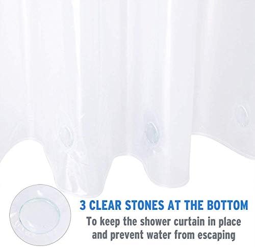 Комплект от 2 Опаковки Четки за миене на съдове и Пластмасови завеси за душ с размери 72 х 72 инча