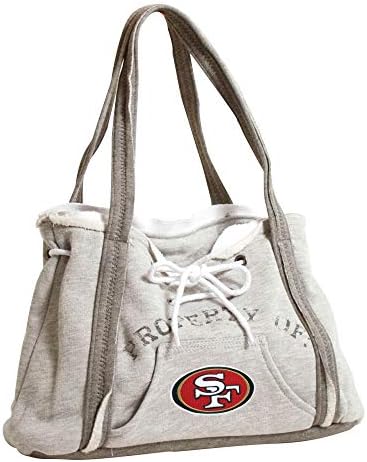 Чанта с качулка Littlearth womens NFL San Francisco 49ers, Сиво, 9,5 x 15,5 x 4