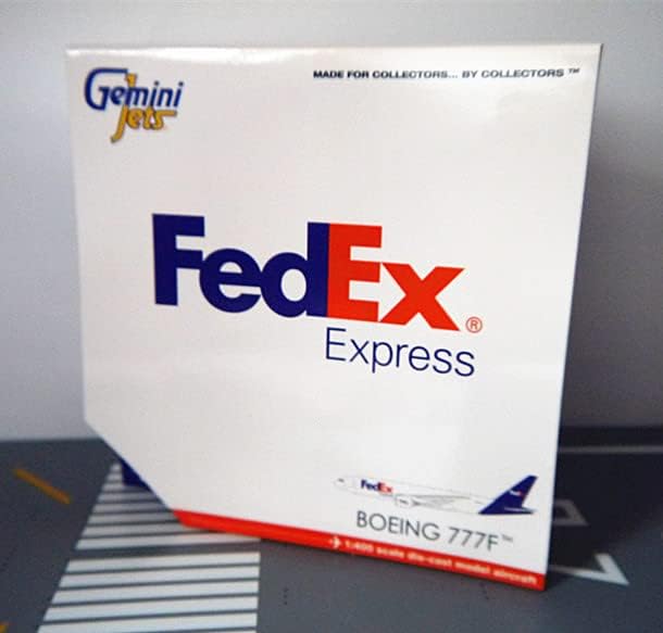 GeminiJets за FedEx Express за Boeing B777-200LRF N887FD 1/400, ХВЪРЛИ ПОД НАТИСКА на самолет, Предварително събрана модел