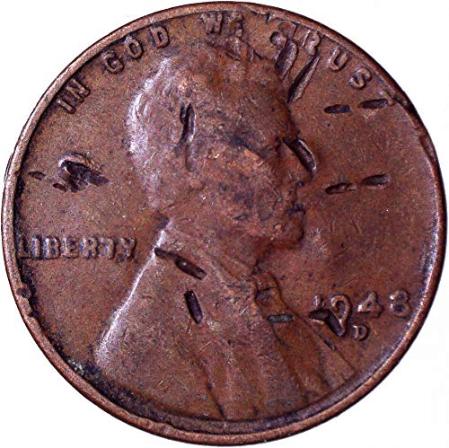 Панаир Lincoln Wheat Cent 1948 D 1C