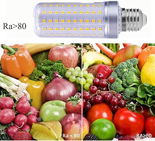 Edearkar 4 Опаковки led царевични лампи с мощност 25 W, еквивалент на 200 W, Дневен Бяло 6000 К, Led лампа E26