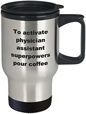 Чаша За Пътуване Асистент лекар - Забавно Саркастическая Термоизолированная Кафеена Чаша Superpower От Неръждаема