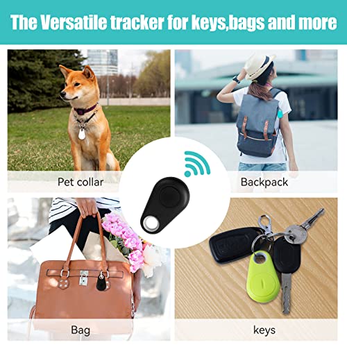 Проследяване на обекти Bluetooth тракер за търсене на ключове, локатор на предметите в чантата си за ключовете от домашни животни [4 опаковки]
