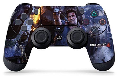Контролер Gear Неизследвана 4 Fire Fight - Кожа контролер PS4 - Официално лицензиран PlayStation