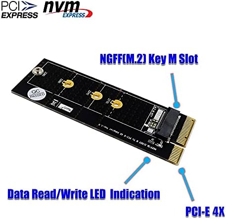 Съединители M. 2 Странично Card Set M. 2 NGFF за PCI-E 4X Адаптер за вертикален Монтаж с Конвертером радиатора
