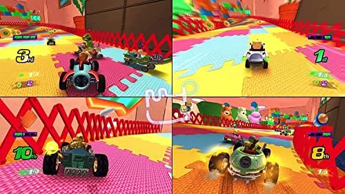 Комплект Nickelodeon Картинг Racers + Колесни Аксесоар за игри на Nintendo Switch [Код в кутията] (Nintendo
