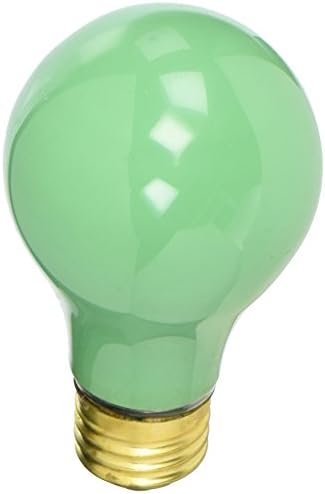 Лампа с нажежаема жичка Satco S4986 60 W A19, Керамични Зелен Цвят