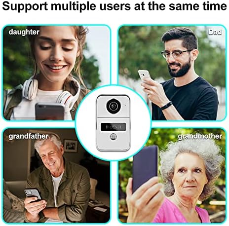 1080P Sasha Интелигентен видео домофон WiFi Безжичен видео телефон за Къщи, Апартаменти, Офис, Сигурност, RFID