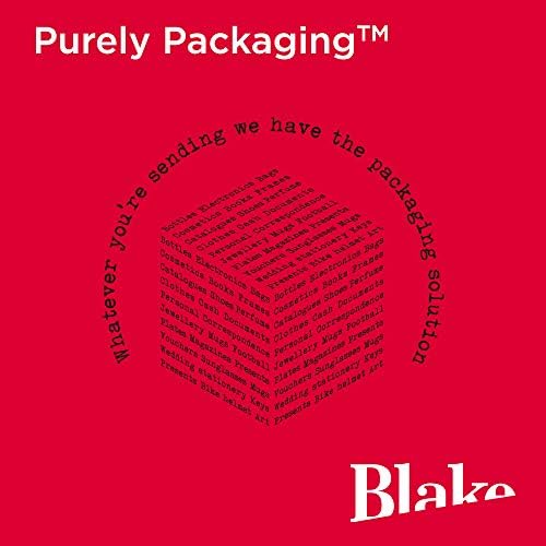 Blake Purely Packaging C4 340 x 240 мм Неоново-гланц Пузырчатые пликове с подплата (NGR340) Червено - Опаковка по 100 броя